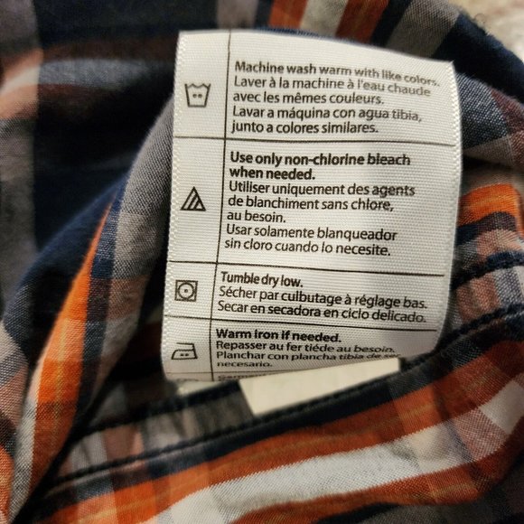 Carhartt Men's Shirt Button Down Short‎ Sleeve Relaxed Fit XL Front Pocket Plaid - Picture 5 of 8